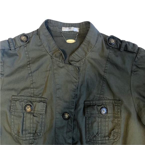 Fashion Army Green Army Jacket 100% Cotton - Picture 6 of 13